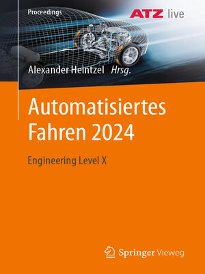 cover image of Automatisiertes Fahren 2024